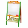 LEAN TOYS Lavagna magnetica didattica double-face 2 in 1 con pennarelli, lettere, numeri