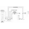 ACO FAM-P-2NPZSACC Postazione esterna citofonica per 2 famiglie a incasso con lettore RFID e serratura a codice, argento