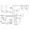 ACO INS-UP UNIFON - Cornetta citofonica audio con 2 pulsanti e aggancio magnetico della cornetta, bianco