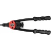 YATO rivettatrice manuale per dadi 3612 - da M3 a M12, 7 punzoni, acciaio Cr-Mo, azione a doppia leva