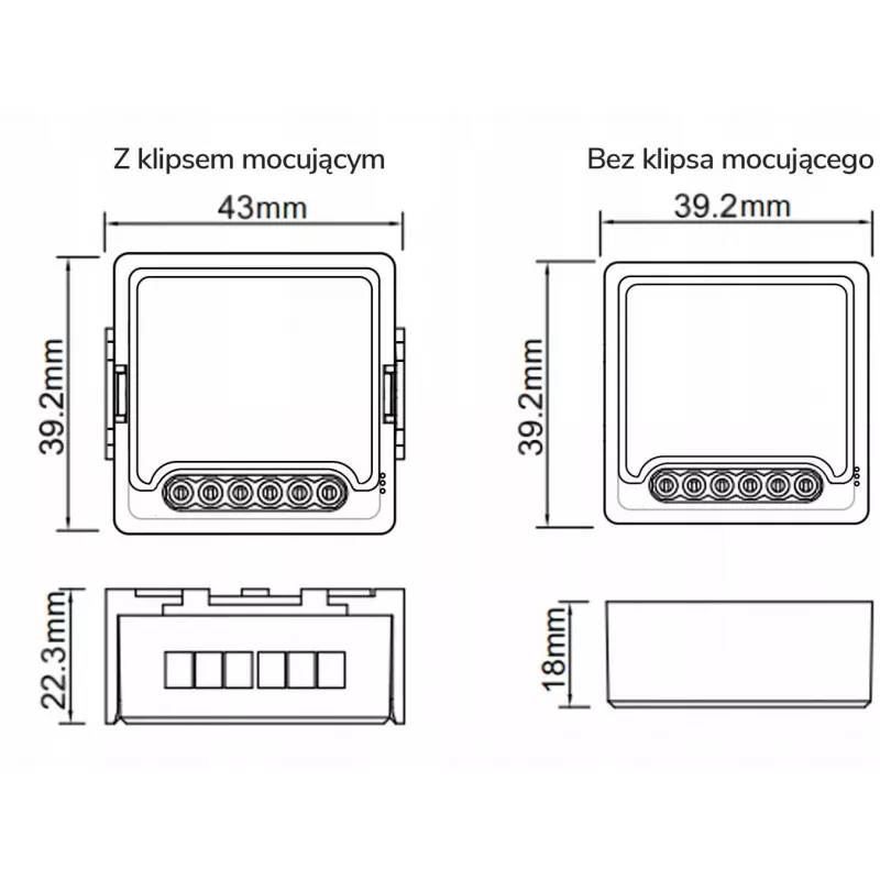 OXT T250G modulo sensore ZigBee per porta garage con contatto magnetico per TUYA Smart Life