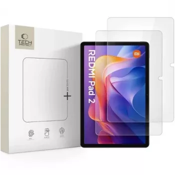 TECH-PROTECT Glass Fit+ confezione da 2 pellicole protettive in vetro temperato per Xiaomi Redmi Pad 2 / Redmi Pad SE 11,0 pollici trasparente