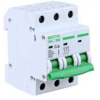 GACIA SB6L C 3P 25A 6kA Mini interruttore automatico MCB 3 poli 25A caratteristica di intervento C