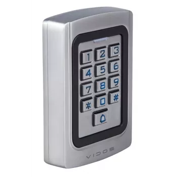 VIDOS Serratura a combinazione con lettore ZS41-L - Controllo accessi standalone, PIN e carta, IP65