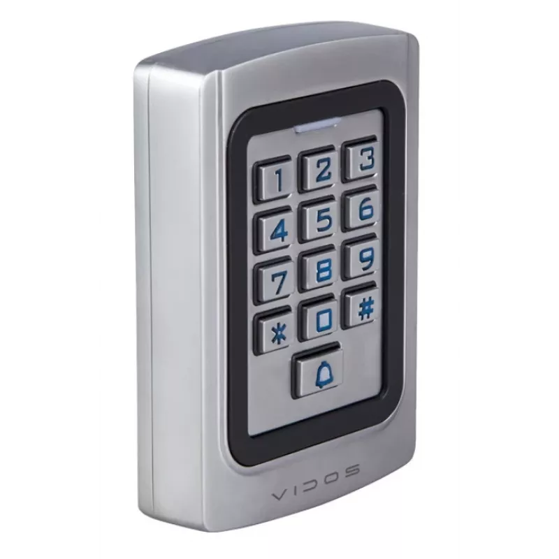 VIDOS Serratura a combinazione con lettore ZS41-L - Controllo accessi standalone, PIN e carta, IP65