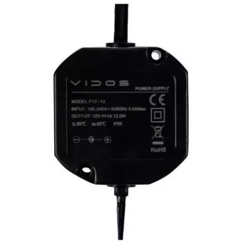 VIDOS P12/12 Alimentatore 12V 1,2A guida DIN