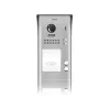 VIDOS DUO S1102A Videocitofono per 2 famiglie, acciaio inox, Full HD, 2 fili, nero