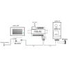 VIDOS DUO S1102A Videocitofono per 2 famiglie, acciaio inox, Full HD, 2 fili, nero