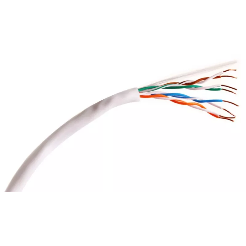 GETFORT Cavo di rete Premium Cat.5e U/UTP PVC 305m (1000ft) - grigio