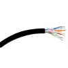 GETFORT Cavo da esterno Premium Cat.5e U/UTP UV riempito di gel 500m nero