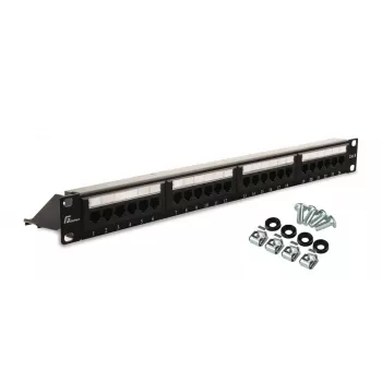 GETFORT PGF-6UTP24-B4 Patch panel UTP Cat.6 24 porte 1U nero
