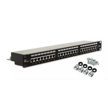 GETFORT PGF-5EFTP24-B6 Patch panel FTP Cat.5e 24 porte 1U nero