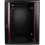 GETFORT CALI 15U 600x550 armadio rack a parete doppia sezione nero