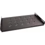 Getfort mensola fissa 45cm 19 inch 1U per armadio rack - nero