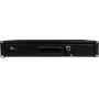 GETFORT GF-2U-drawer cassetto rack 2U - 19 inch in acciaio, nero, con serratura, portata 25 kg