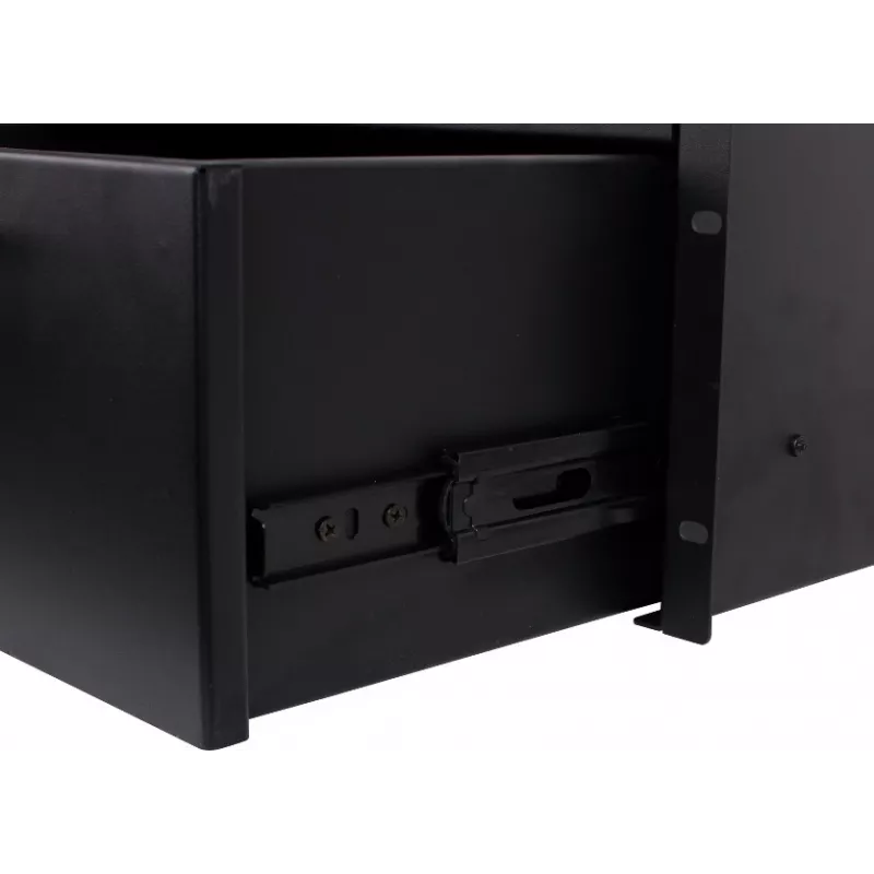 Getfort GF-4U-drawer cassetto rack 4U - cassetto estraibile 19 inch con serratura, nero