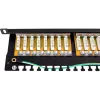 GETFORT PGF-6FTP24-B8 patch panel FTP Cat.6 24 porte 0.5U nero
