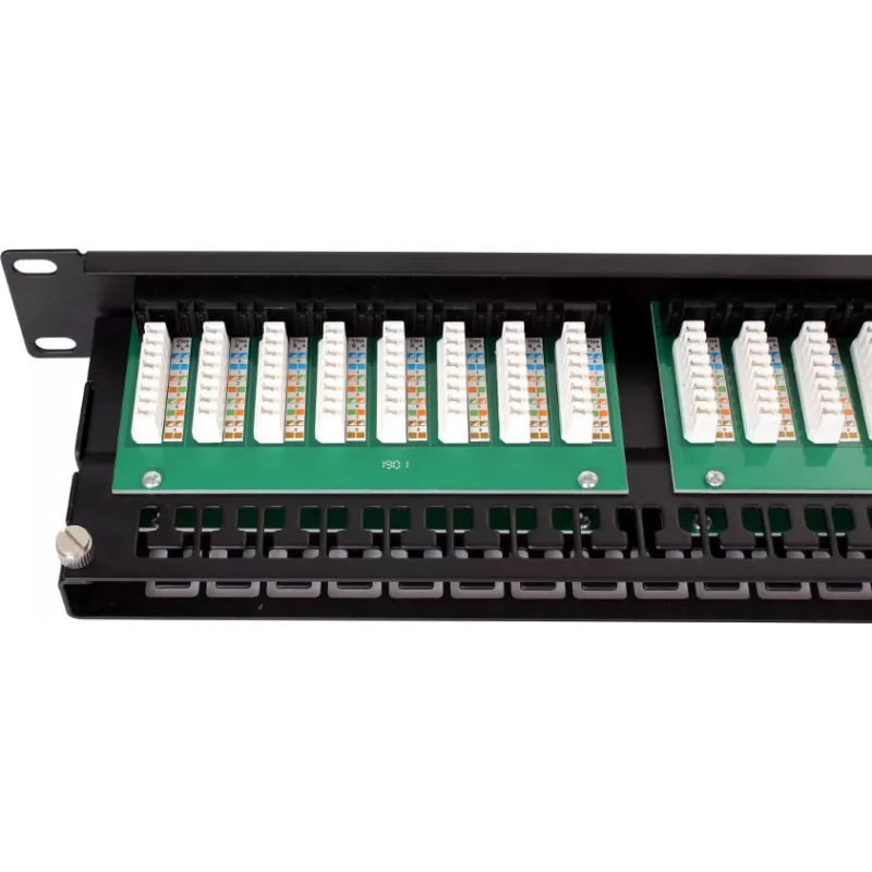 GETFORT PGF-5EUTP48-B9 patch panel UTP Cat.5e 48 porte 2U 19