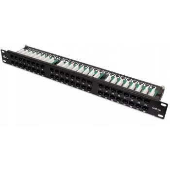 GETFORT PGF-5EUTP48-B9 patch panel UTP Cat.5e 48 porte 2U 19
