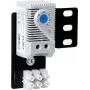 GETFORT GF-T termostato per ventola rack, 230V AC, 0-60°C, guida DIN, RAL 7035