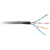 GETFORT Cat.5e U/UTP cavo Ethernet outdoor riempito di gel 305m (1000ft) nero