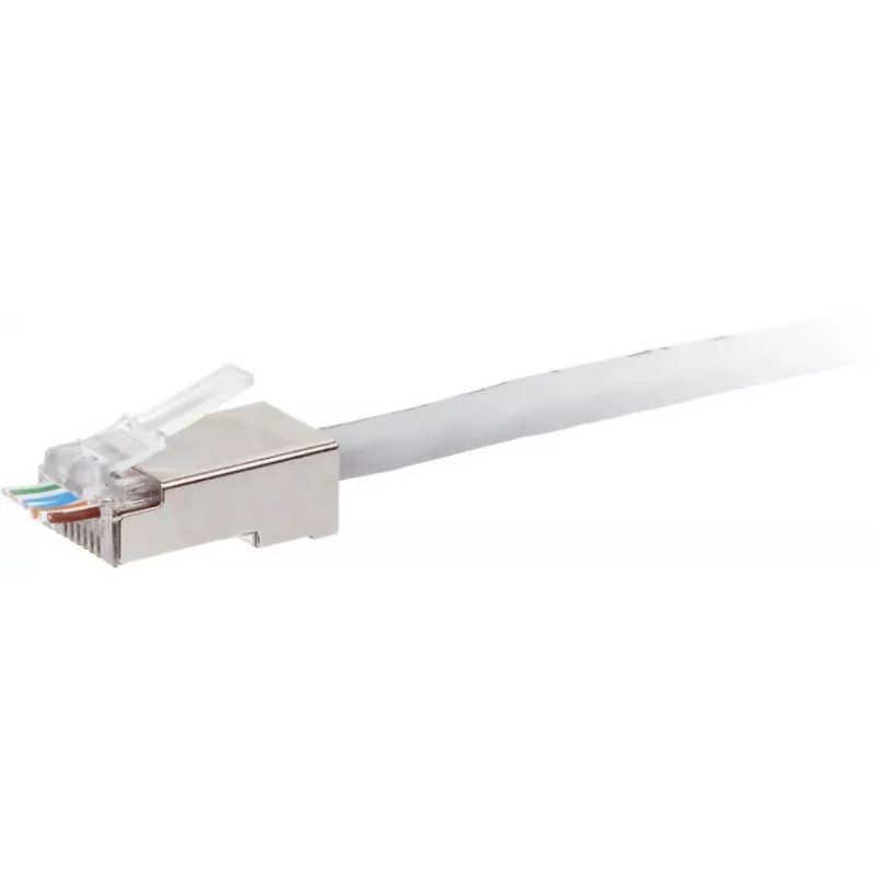 GETFORT connettore pass-through schermato RJ45 Cat.5e 8P8C 100 pezzi