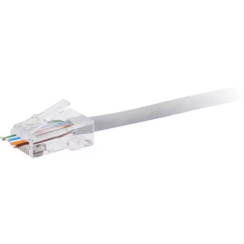 GETFORT connettore modulare pass-through RJ45 Cat.6 UTP 8P8C (confezione da 100) - trasparente