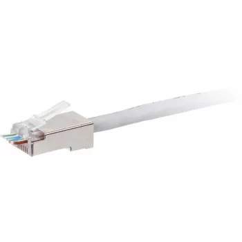 GETFORT connettore pass-through schermato RJ45 Cat.6 8P8C confezione da 100 trasparente