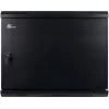 GETFORT armadio server a parete CALI 9U 600x600 con porta in acciaio massiccio - nero