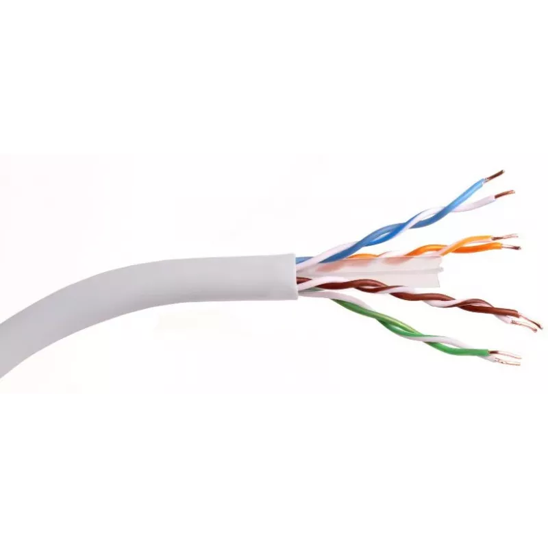 GETFORT cavo di rete Cat.6 U/UTP PVC 305m (1000ft) - grigio