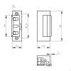 ELEKTRA-PLUS R4 incontro elettrico con blocco 24V 7520