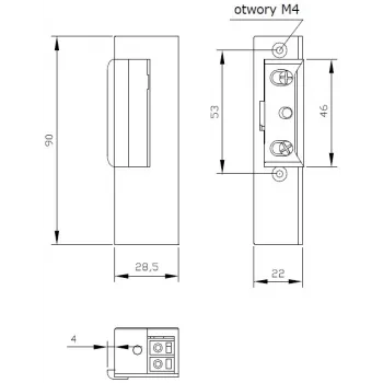 ELEKTRA-PLUS R3 apriporta elettrico destro con funzione memoria e blocco
