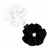 GLOV Elastici per Capelli in Raso Medium Champagne/Nero 2 Pezzi