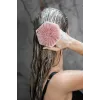 GLOV Bubble Burst Peeling e Massaggiatore 3-in-1 in Silicone per Corpo, Cuoio Capelluto e Schiena - Rosso Rosa