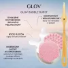 GLOV Bubble Burst Peeling e Massaggiatore 3-in-1 in Silicone per Corpo, Cuoio Capelluto e Schiena - Rosso Rosa