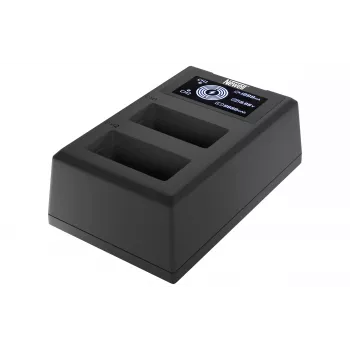 Newell Caricabatterie Dual-Channel FDL-USB-C per Batterie Canon LP-E17