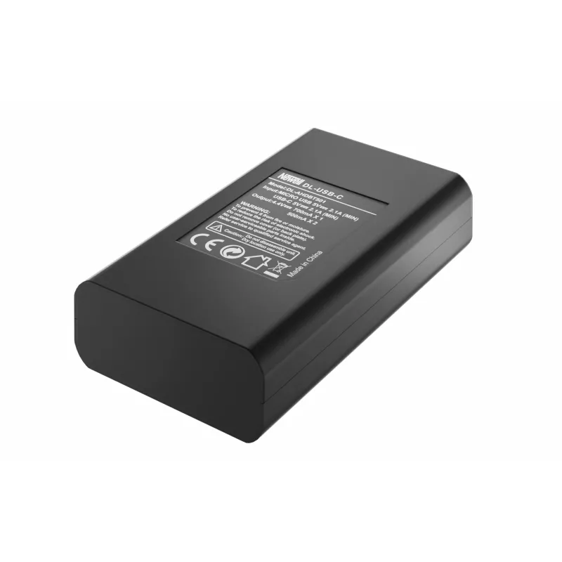 Newell DL-USB-C Caricabatterie Dual-Channel e 2 Batterie SPJB1B per GoPro 8