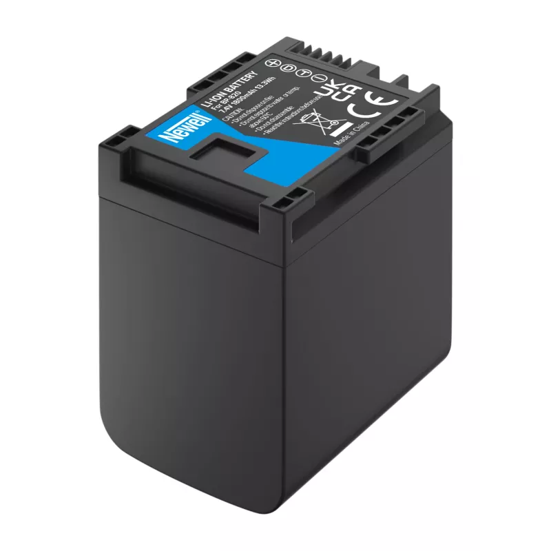 Newell Batteria Ricaricabile di Ricambio BP-820 per Videocamera Canon