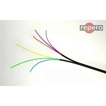 REPERO 735 Industry Nastro Isolante Elettrico in PVC 19mm x 25m Nero
