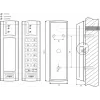 ROGER PR312EM-BK controller di accesso con lettore di prossimità EM 125 kHz