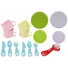 LEAN TOYS lavandino colorato con rubinetto e lavastoviglie con accessori