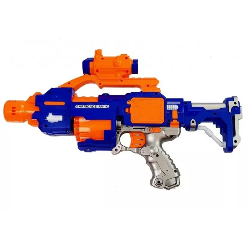 LEAN TOYS fucile in schiuma con bersaglio rotante 45 cm
