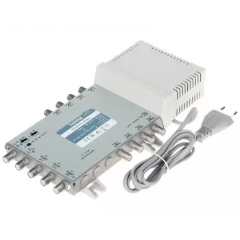 TERRA multiswitch MR-508 amplificatore di distribuzione satellitare e terrestre 5 in/8 out