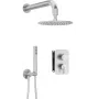 DEANTE Set doccia incasso con scatola miscelatrice - soffione pioggia, cromo, serie Arnika