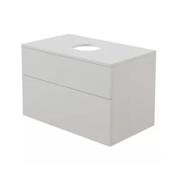 DEANTE CREA Mobile sottolavabo con piano lavabo 600x450x570 mm bianco MDF/ceramica