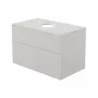 DEANTE CREA Mobile sottolavabo con piano lavabo 600x450x570 mm bianco MDF/ceramica