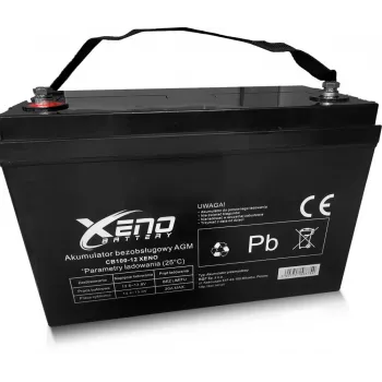 BAT Xeno Black 12V 100Ah AGM Batteria
