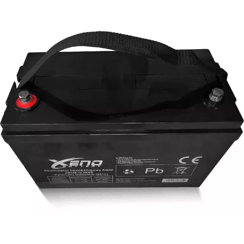 BAT Xeno Black 12V 100Ah AGM Batteria