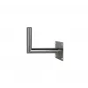 CORAB USL-48/250AL Staffa angolare a parete per palo 48mm, sporgenza 250mm, alluminio, argento