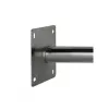 CORAB USL-48/250AL Staffa angolare a parete per palo 48mm, sporgenza 250mm, alluminio, argento